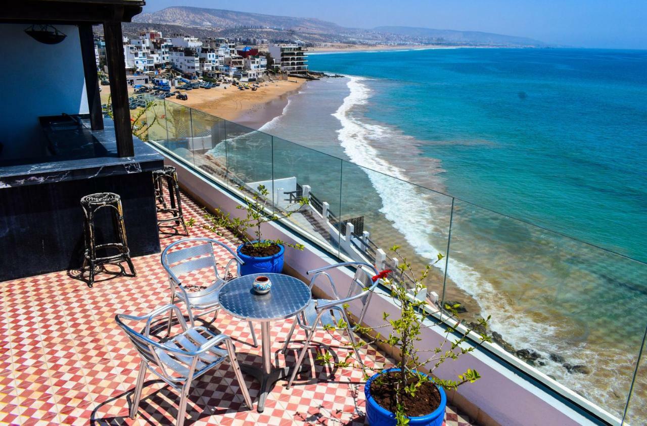 Bouad Seafront Apartments & Rooms Taghazout Exterior photo